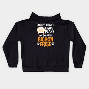 Bichon Frise Gift Funny Bichon Owner Tee Busy With My Bichon Kids Hoodie